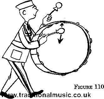 bass drum player